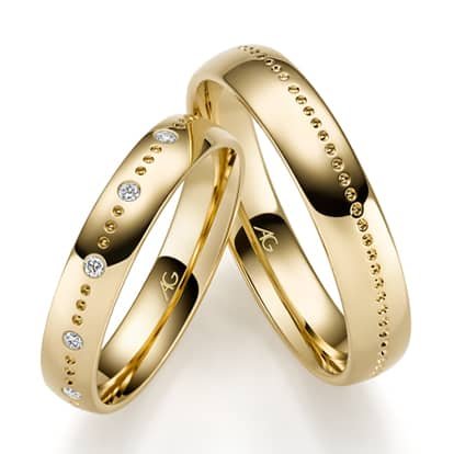 gerstner trauringe eheringe gelbgold mit diamanten 4 31280 4 31280 45